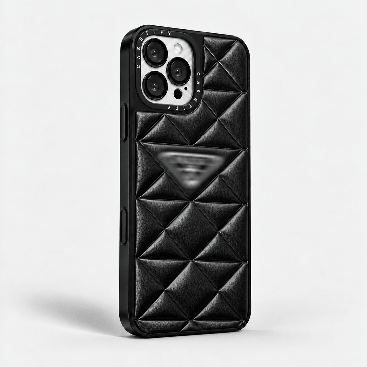 PD Puffer iPhone Case - Black