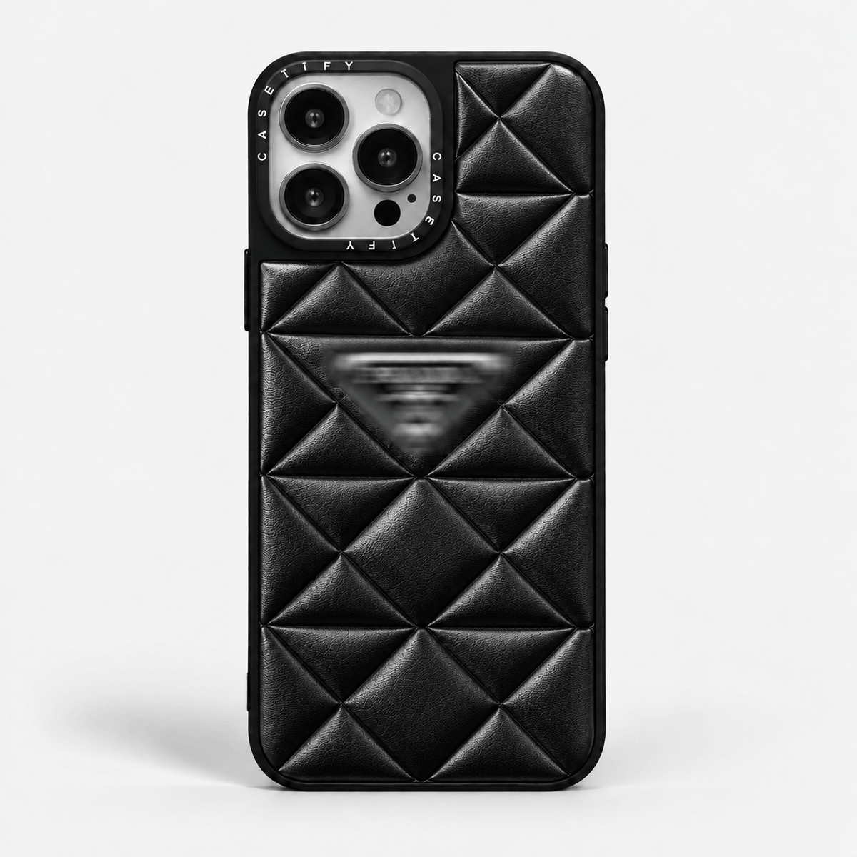 PD Puffer iPhone Case - Black
