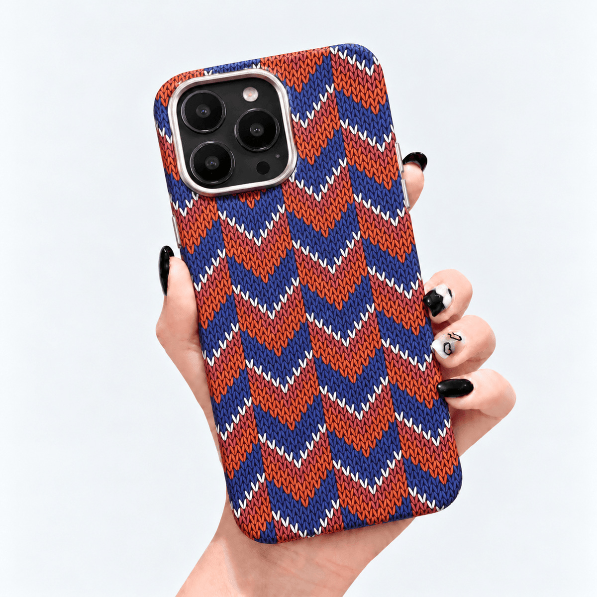 BOHEMIAN Style iPhone Case - Red & Blue