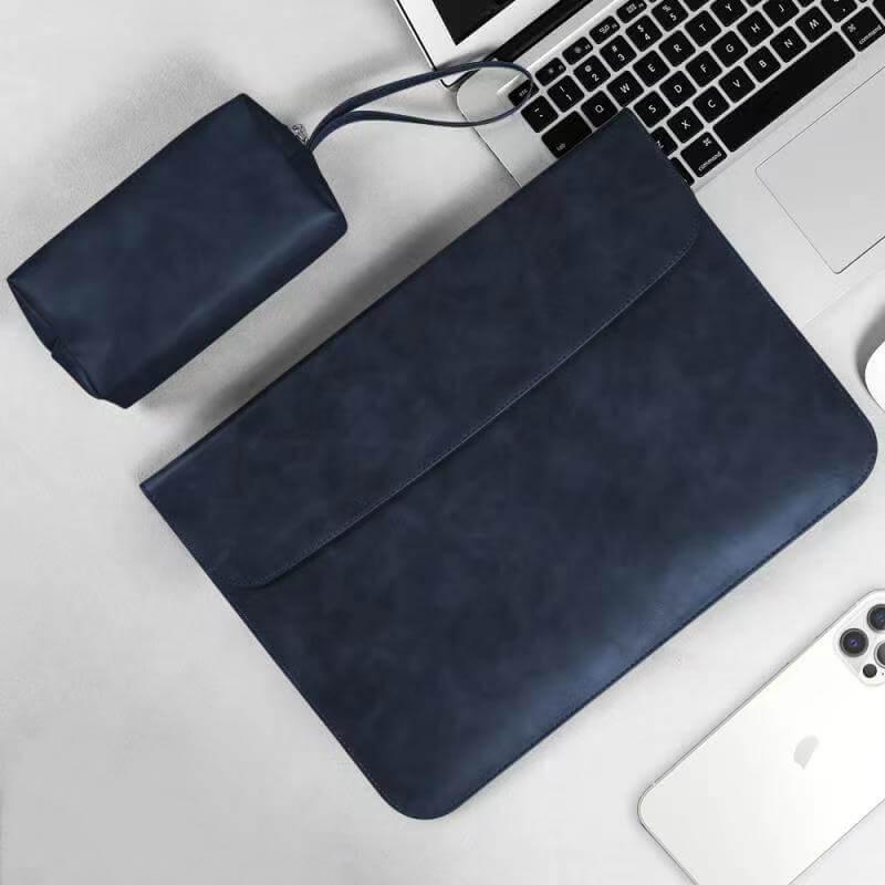 PU Leather Laptop Sleeve With Power Pouch-DIVERSITY