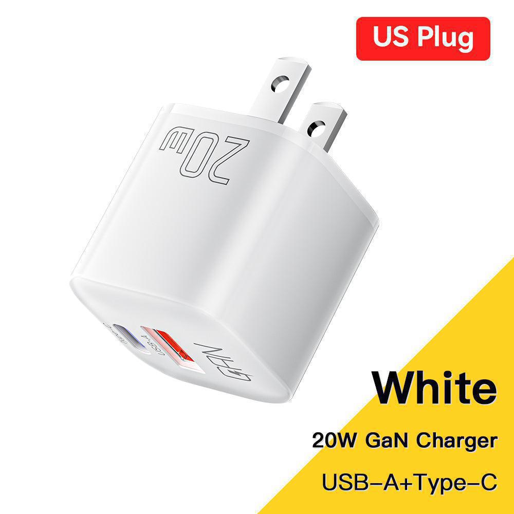 Essager 20W GaN USB-A & Type-C Fast Charger-DIVERSITY