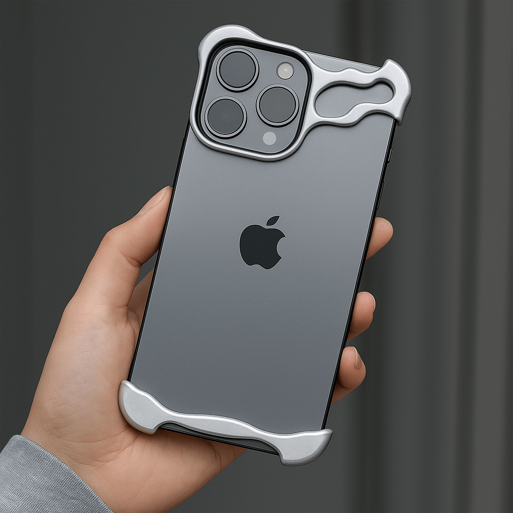 Minimalist iPhone Case - Titanium