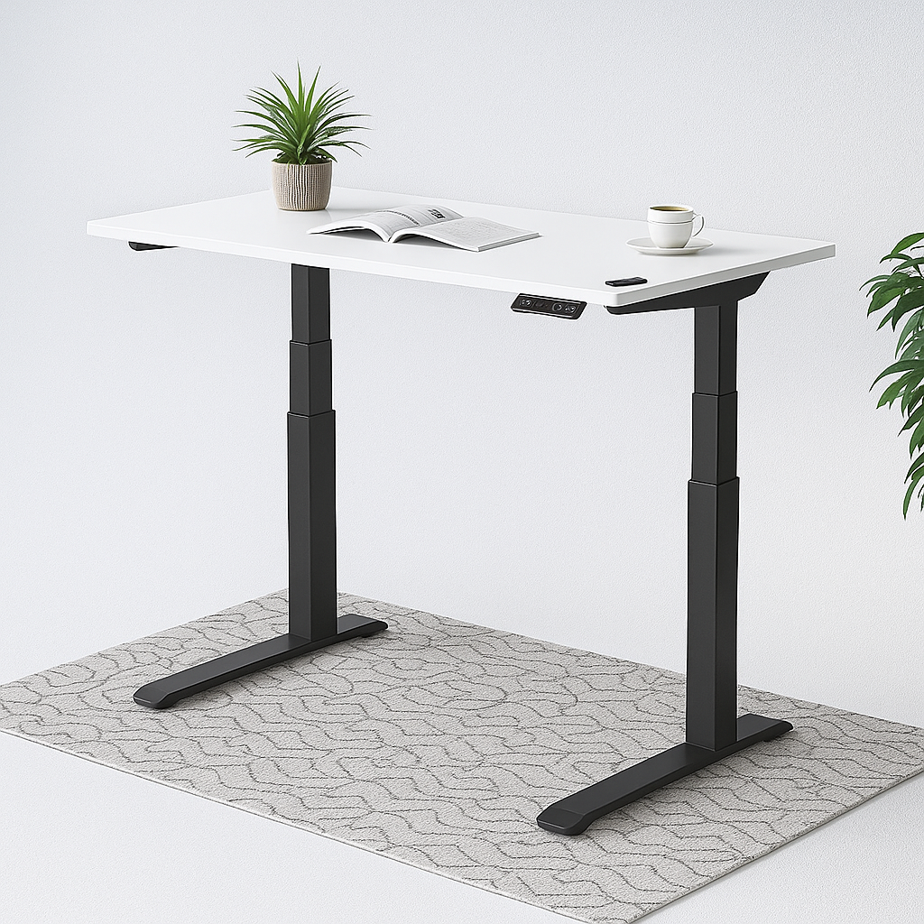 FlexiSpot E7 - Dual Motor Premium Standing Desk With Black Frame