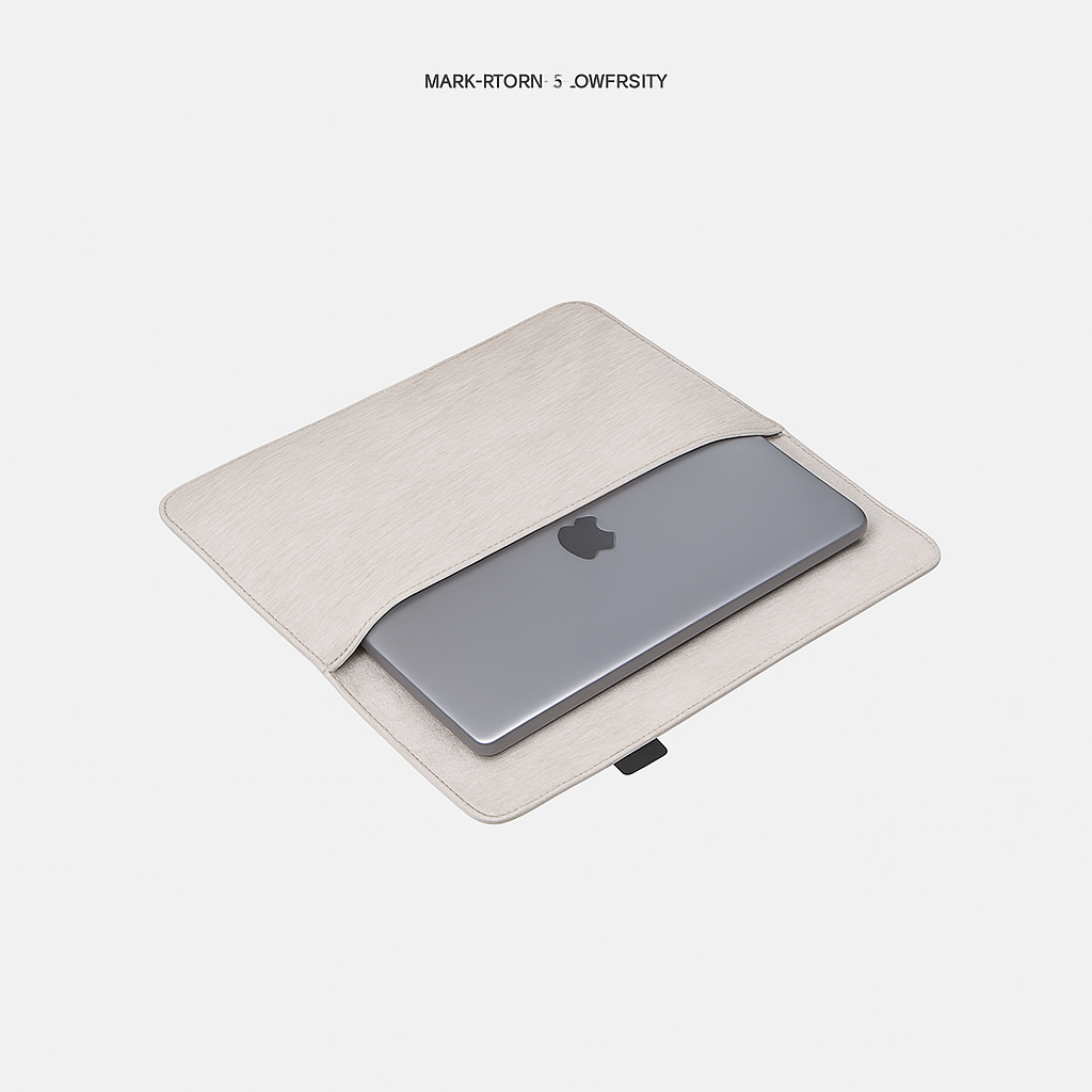 MARK RYDEN - Sheer Professionals Laptop Sleeve - Ash White