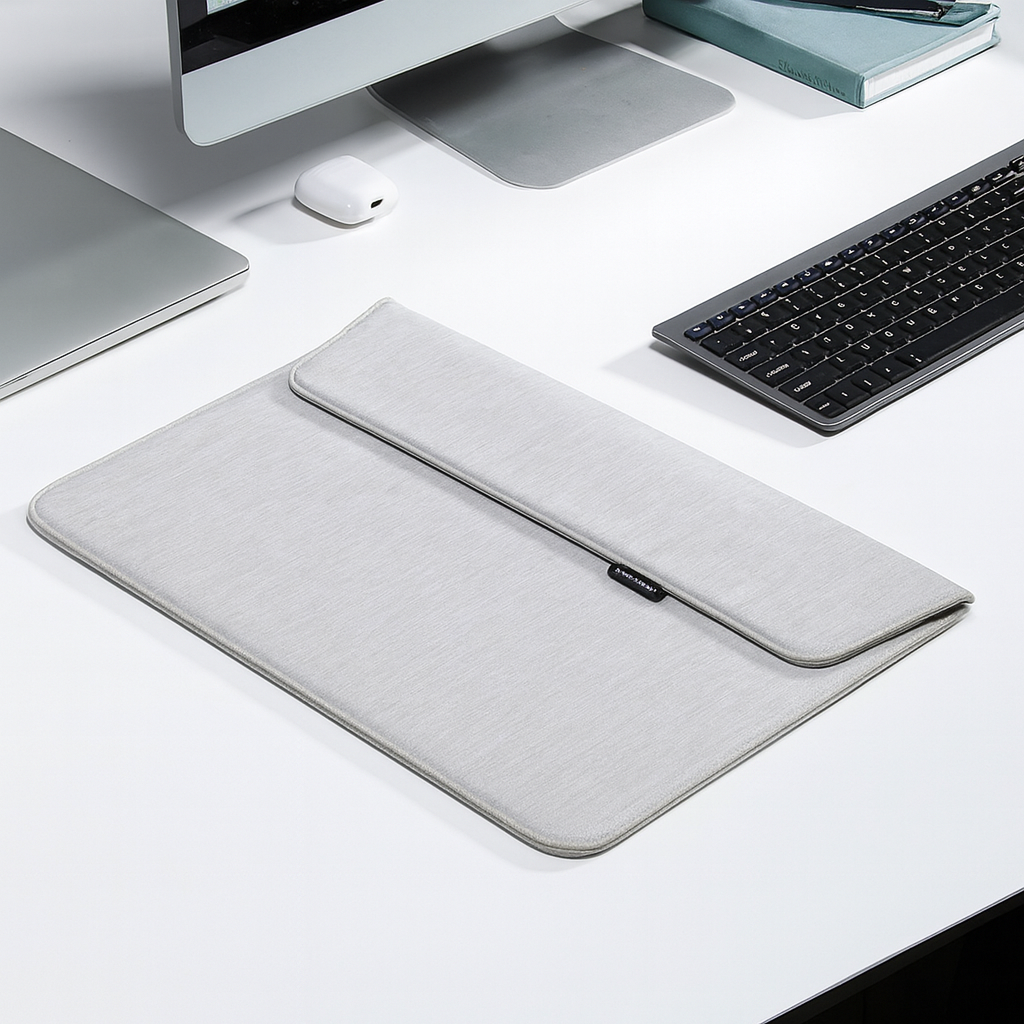 MARK RYDEN - Sheer Professionals Laptop Sleeve - Ash White