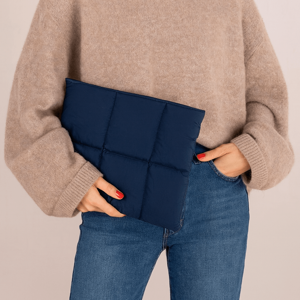 Puffy Laptop Sleeve - Deep Blue