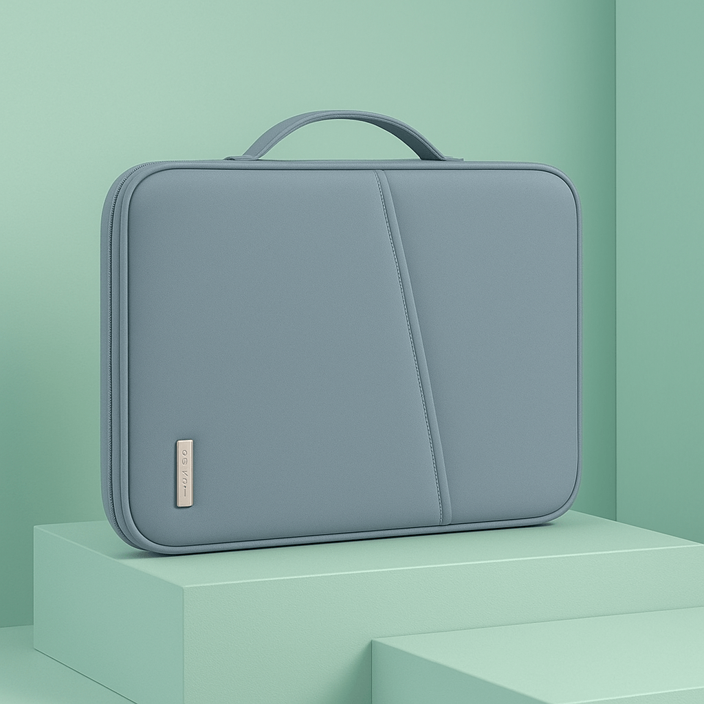 TAIKESEN Minimalist Laptop Sleeve Bag With Power Pack - Haze Blue