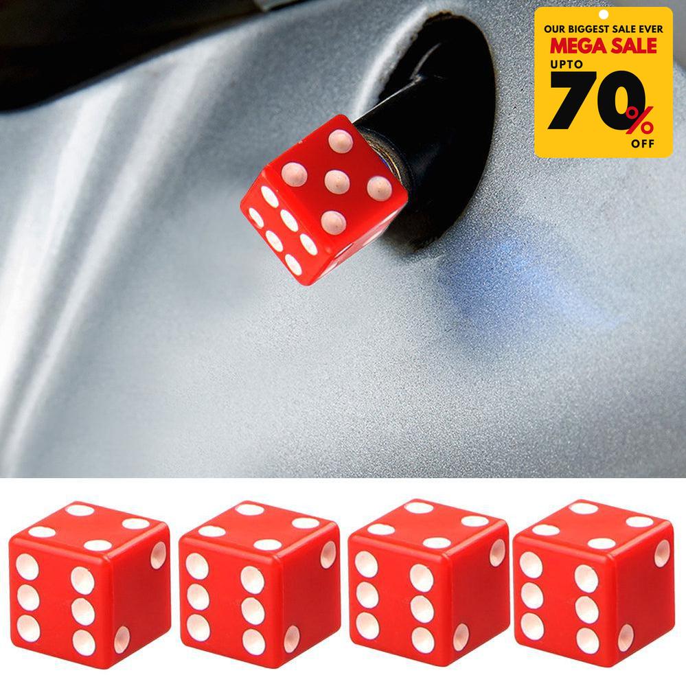 Dice Shape Tyre Valve Caps-DIVERSITY