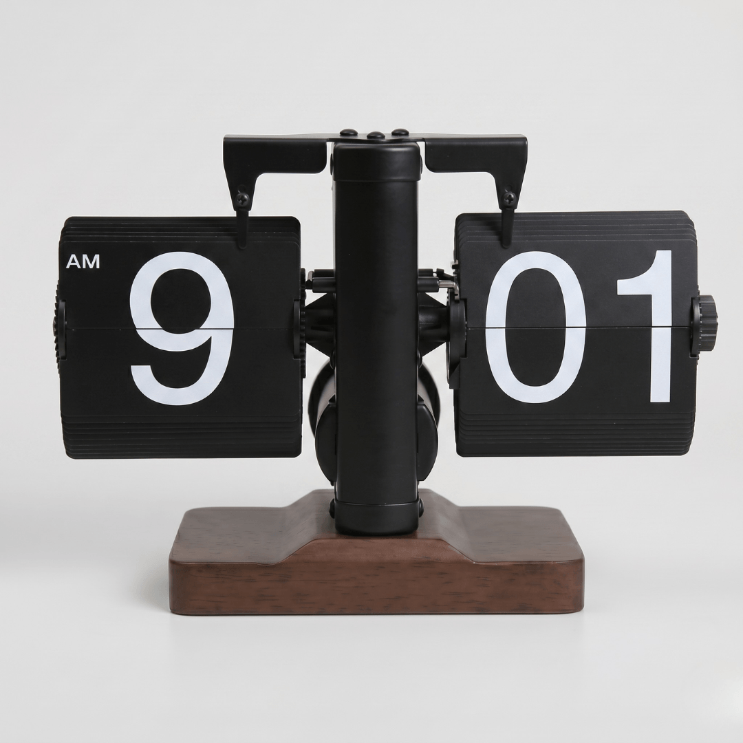 #Color_Full Black - Convex Wooden Base