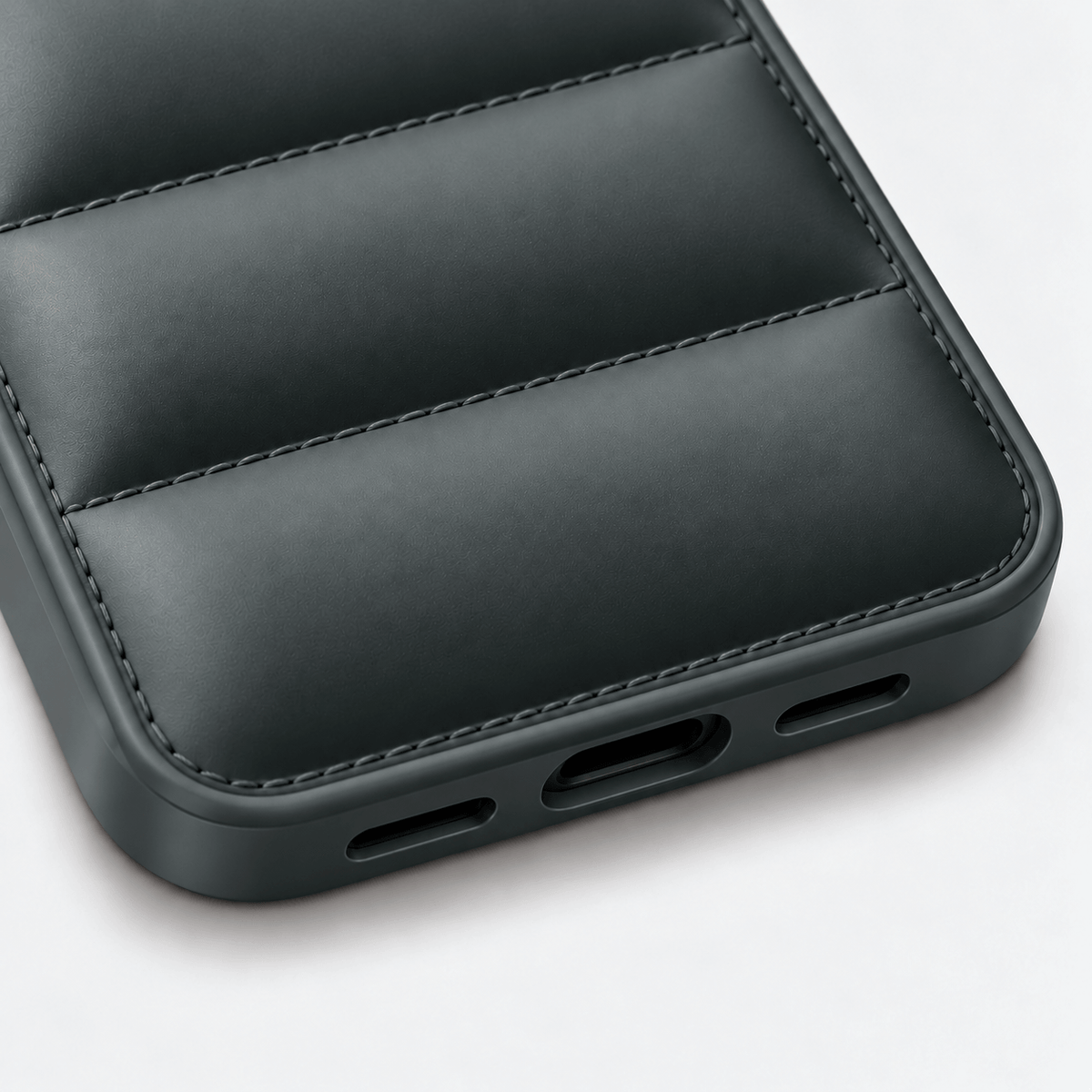 Puffer iPhone Cover - Black