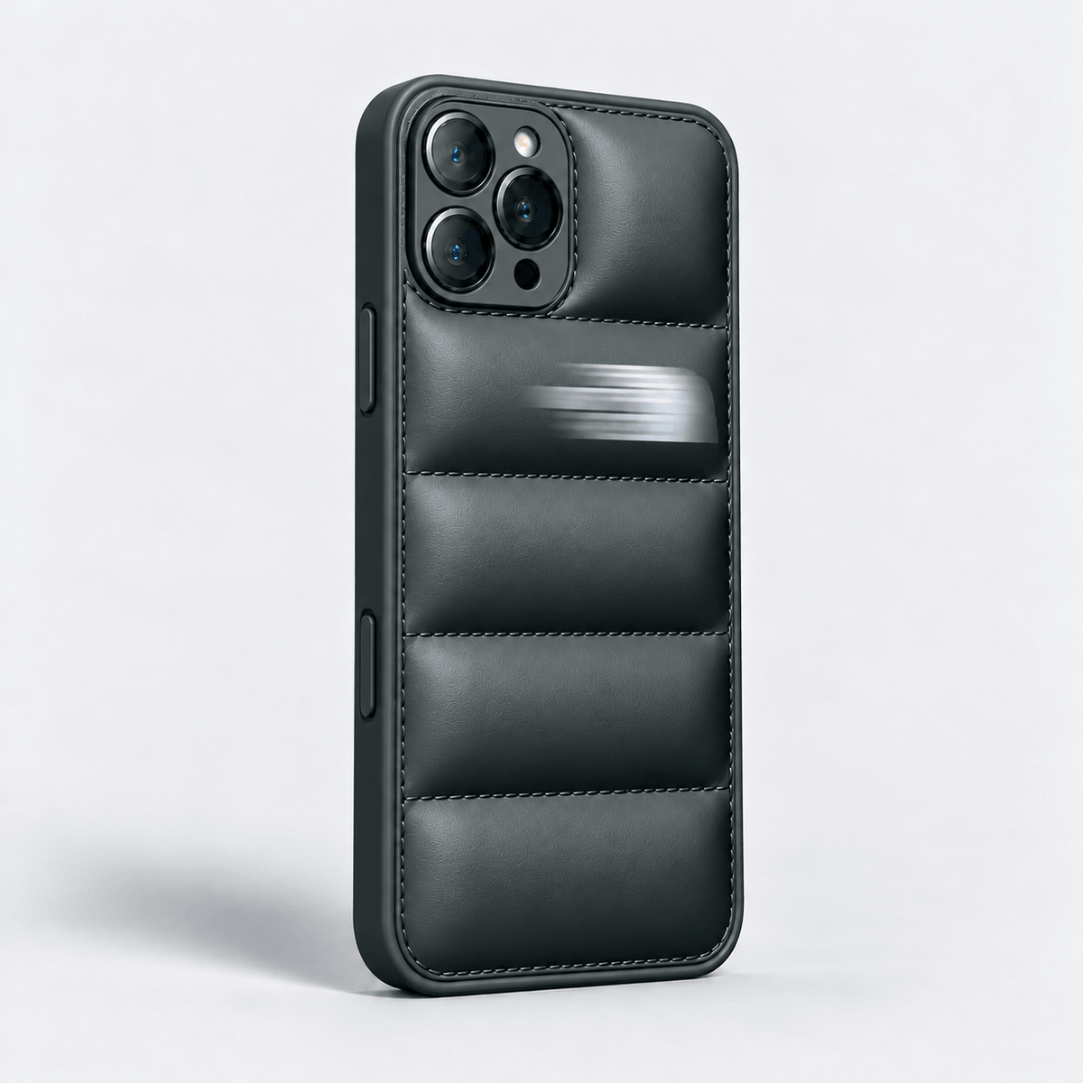 Puffer iPhone Cover - Black
