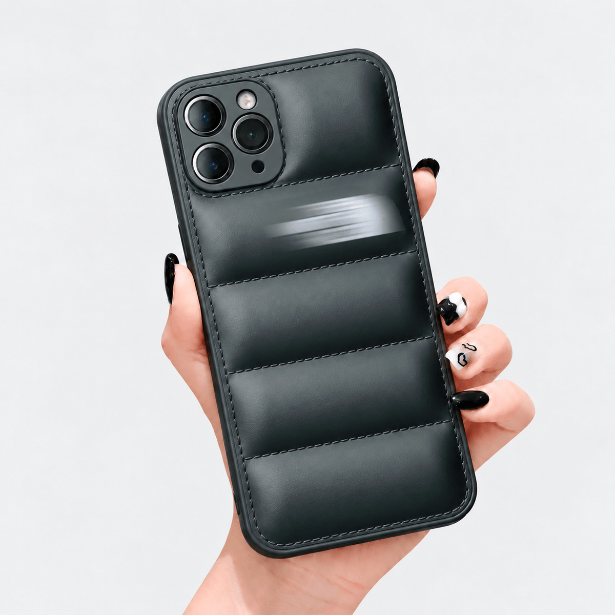 Puffer iPhone Cover - Black