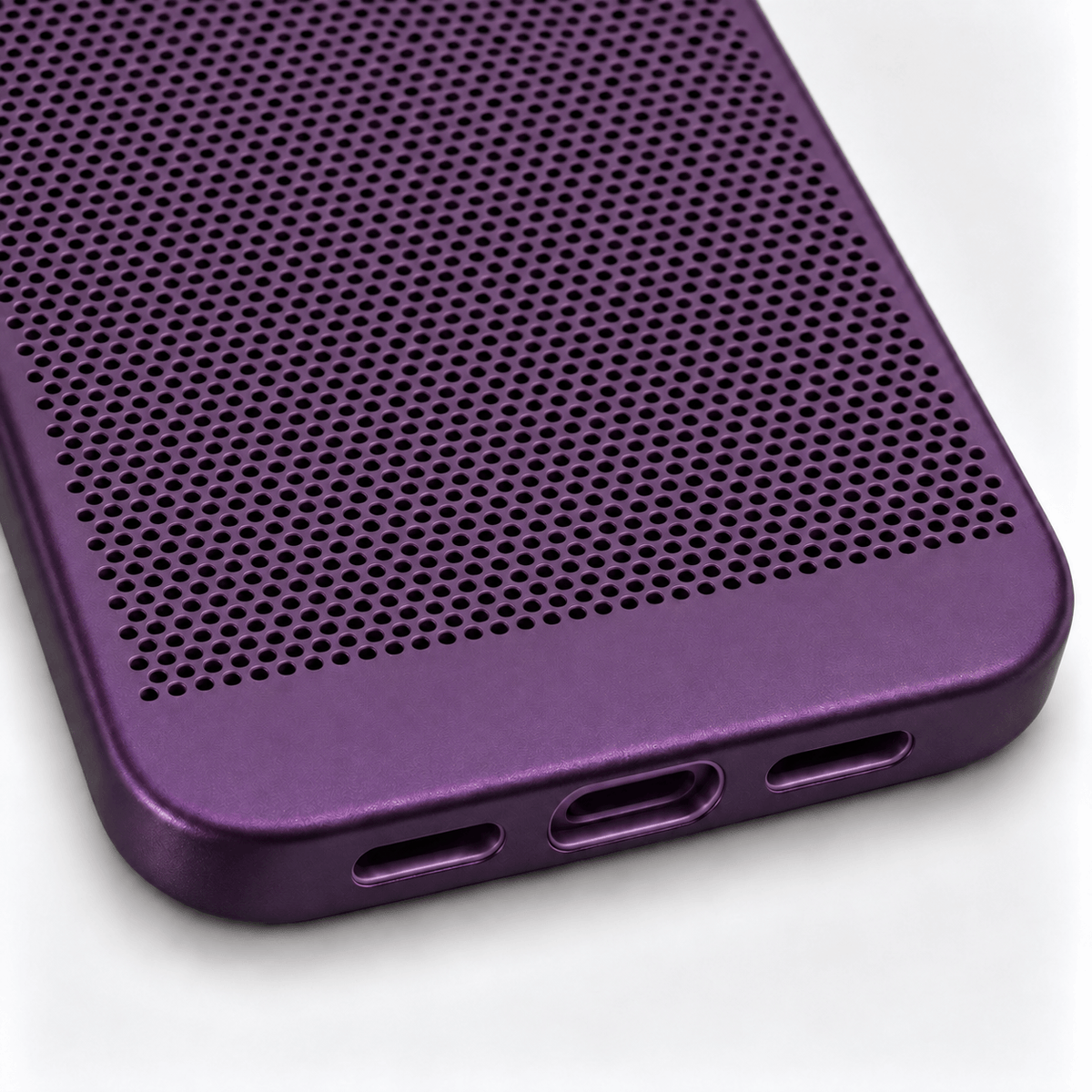 Luxury Breathable Mesh Phone Case - Dark Purple