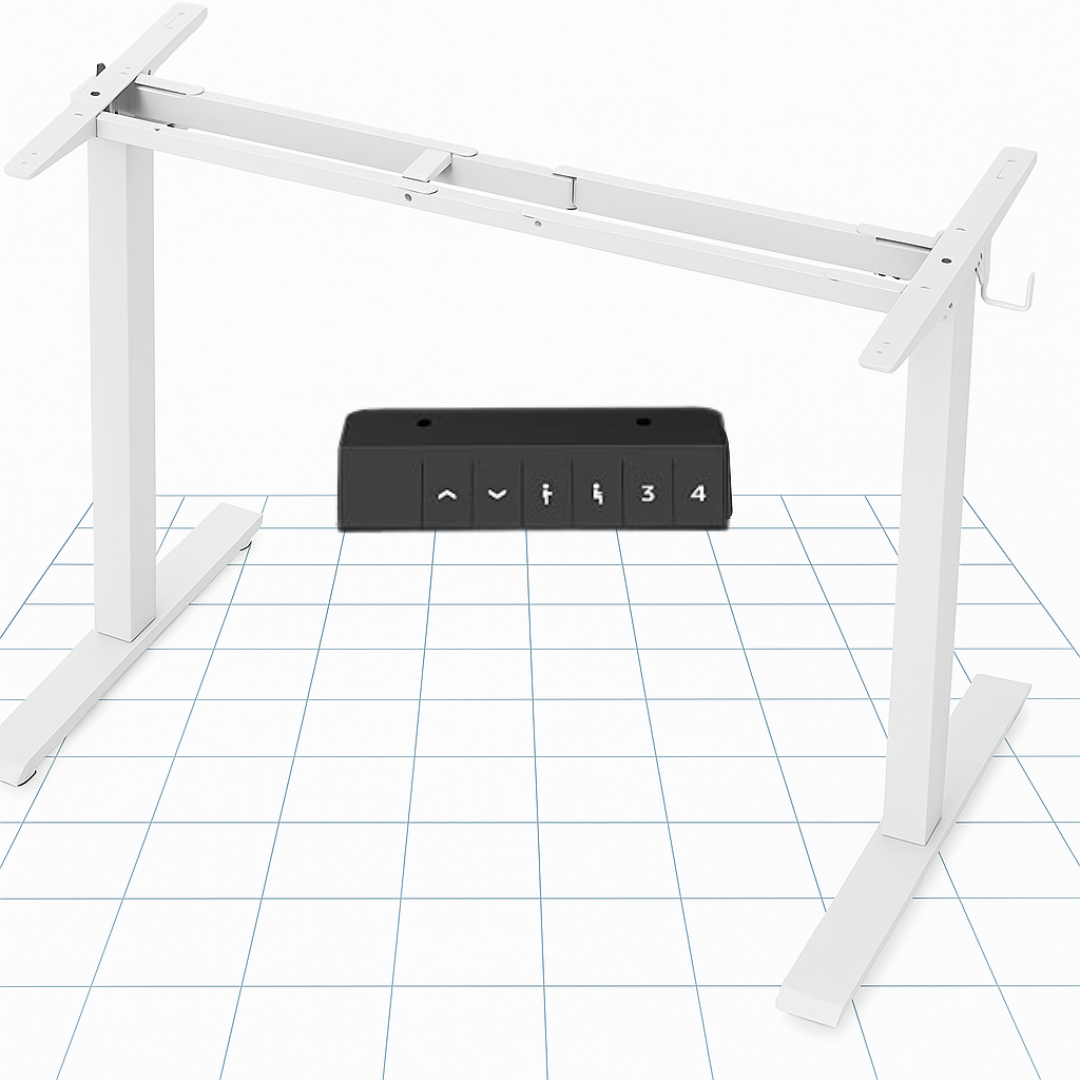 FlexiSpot EN1 - Standing Desk With White Frame