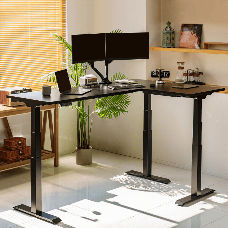 Flexispot E7L Triple Motor L-Shaped Premium Standing Desk