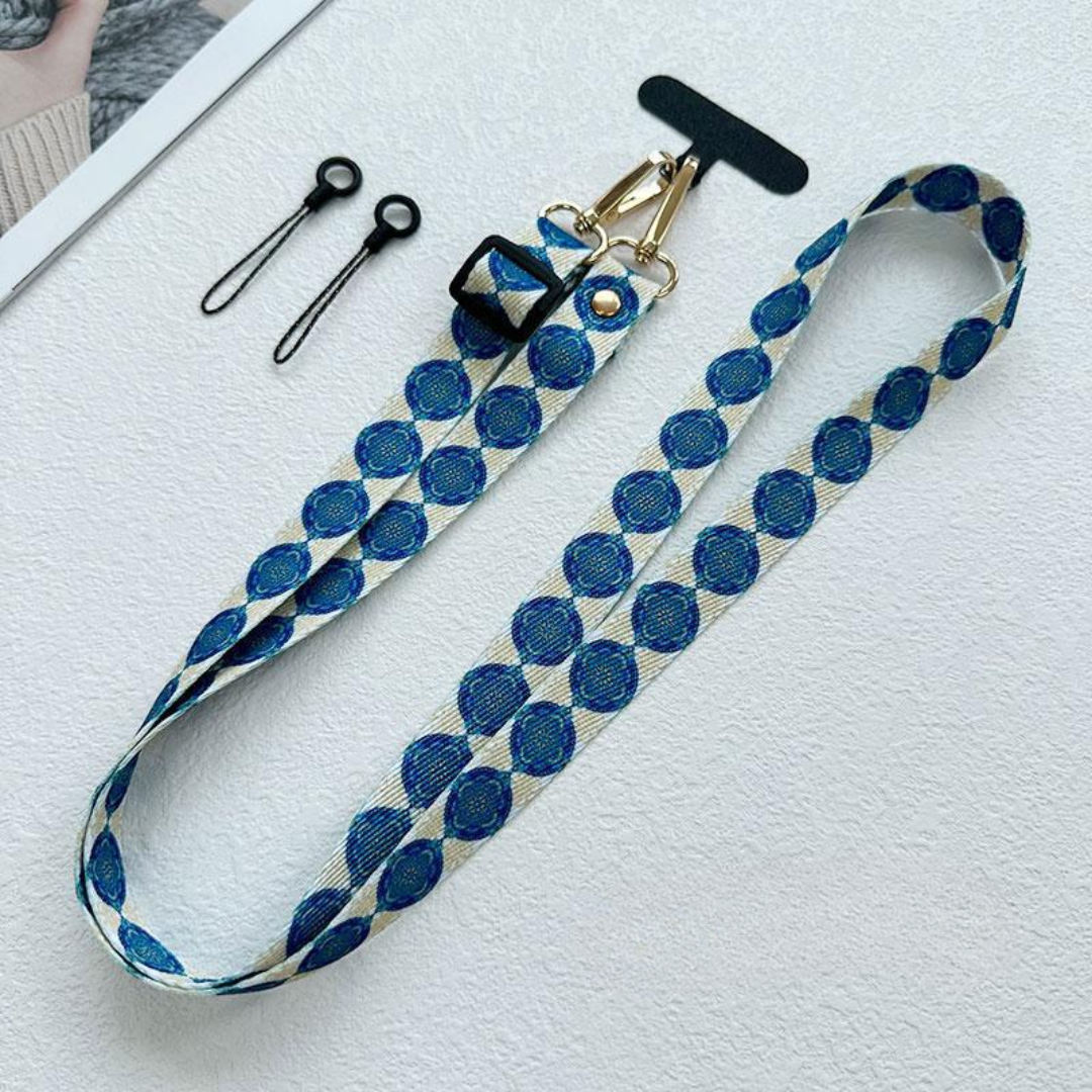 Retro Pattern Lanyard Straps For Phone Case