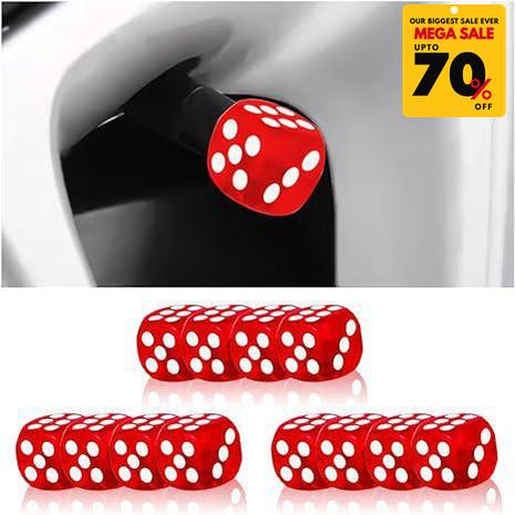 Dice Shape Tyre Valve Caps-DIVERSITY
