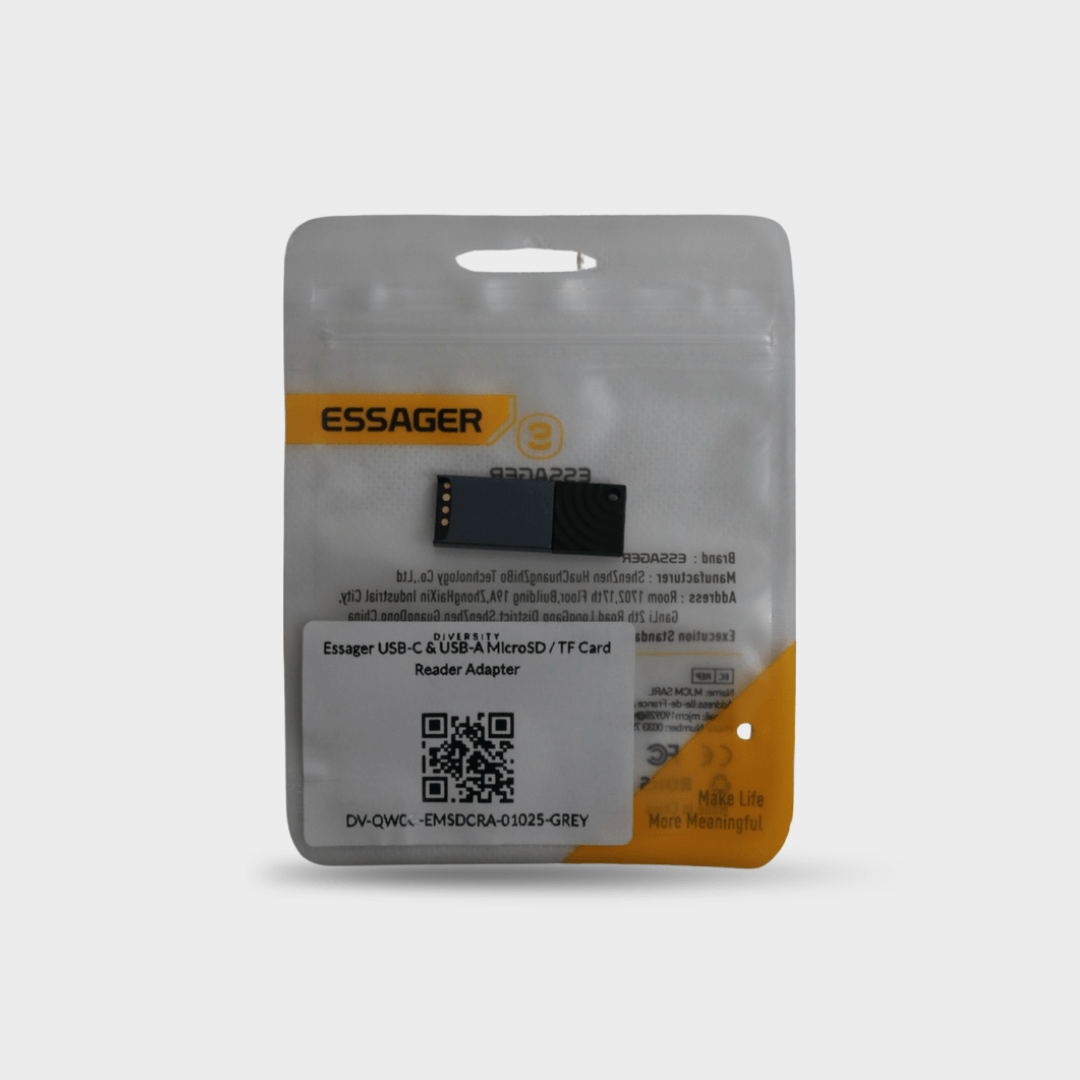Essager USB-C & USB-A MicroSD / TF Card Reader Adapter