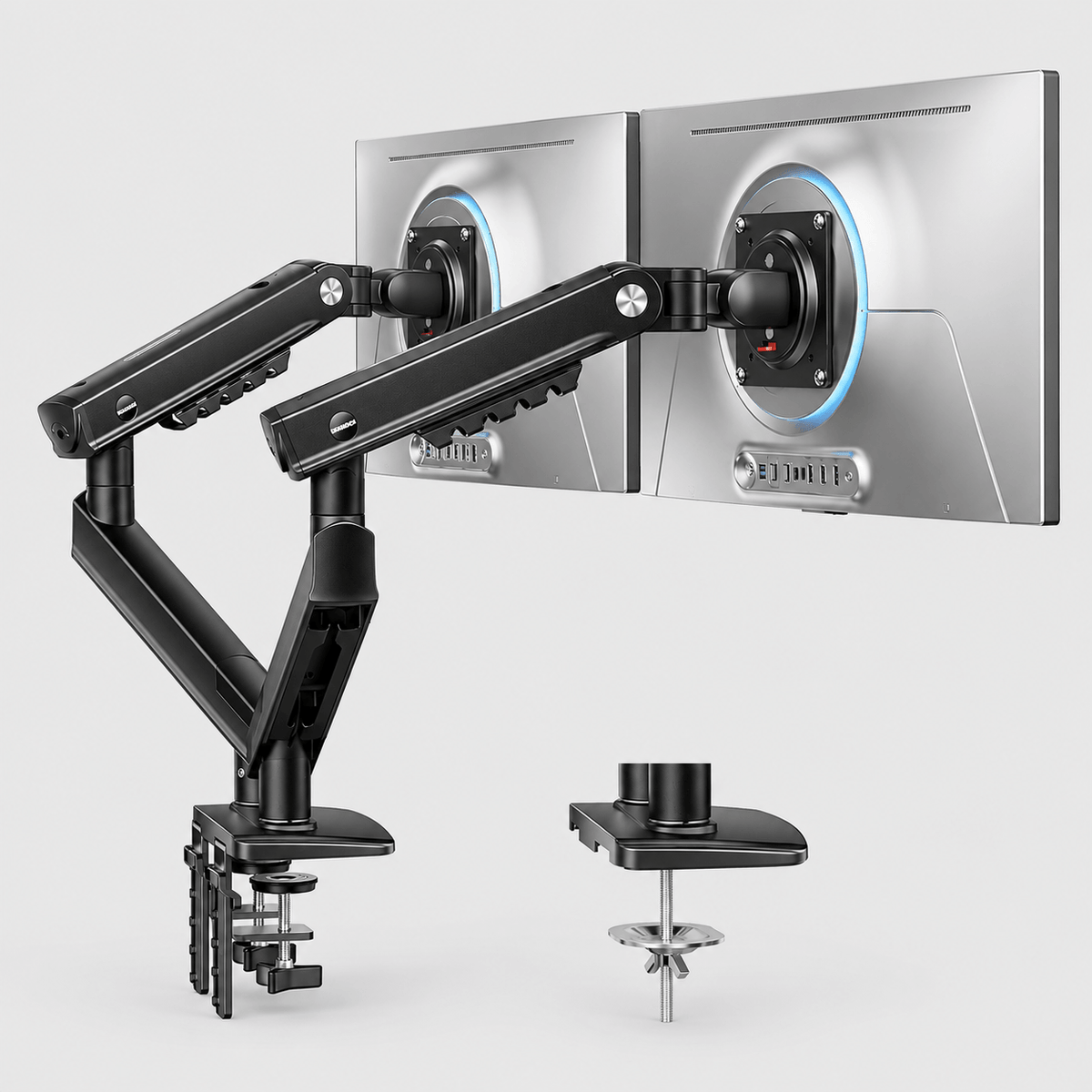 HUANUO FlowLift Dual Monitor Arms fro 13 to 32 Inch Screens