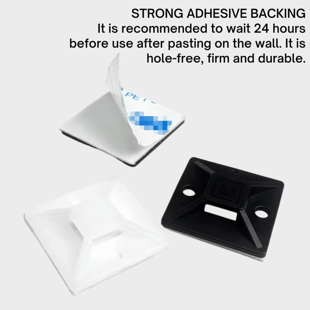 Self Adhesive Cable Zip Tie Mounts