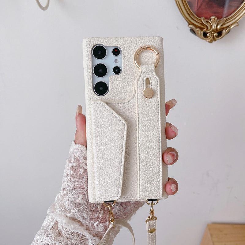 Faux Leather Crossbody Phone Case-DIVERSITY