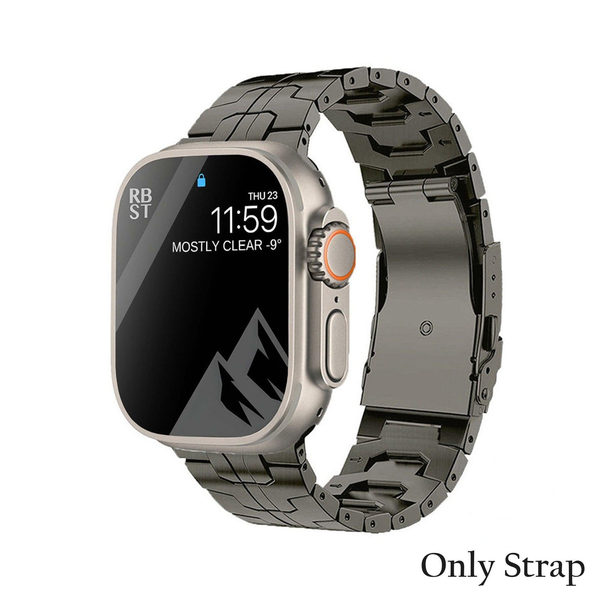 Titanium Chronolink Bracelet For Apple Watch-DIVERSITY