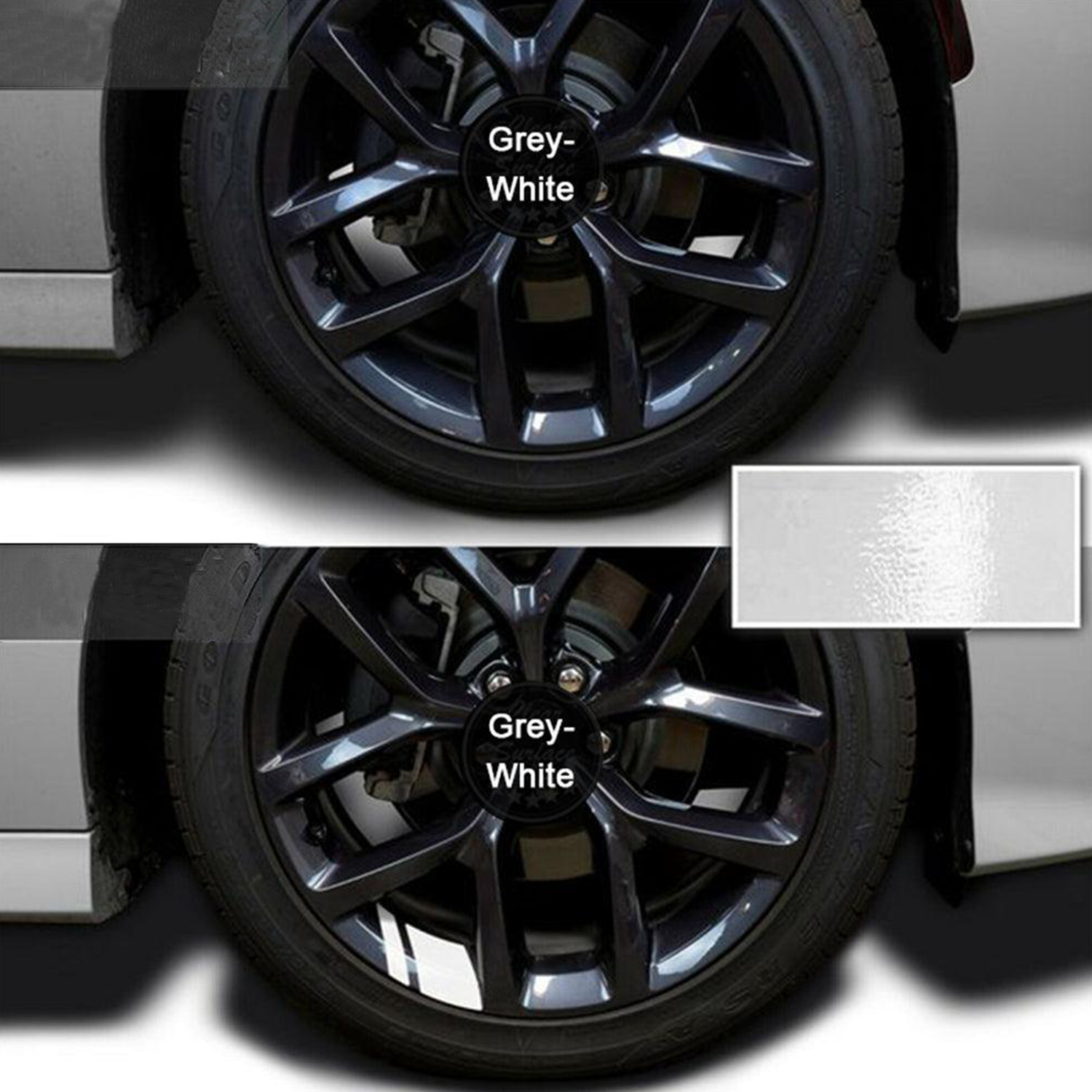 6 PCS Reflective Car Vinyl Rim Stickers-DIVERSITY