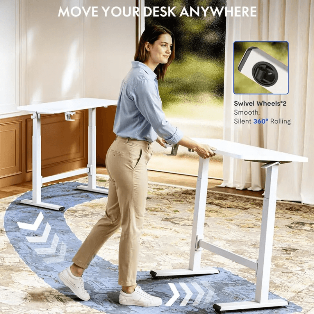 FlexiSpot H7 Axis - Gas Spring Mechanical Standing Desk