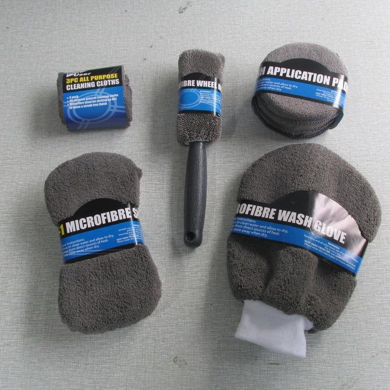9 PCS Microfiber Car Cleaning Kit