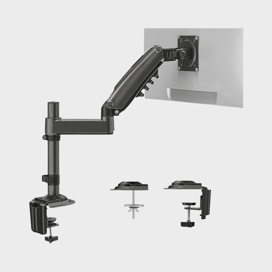 HUANUO Elevation Single Monitor Arm for 13 to 32 Inch Screens