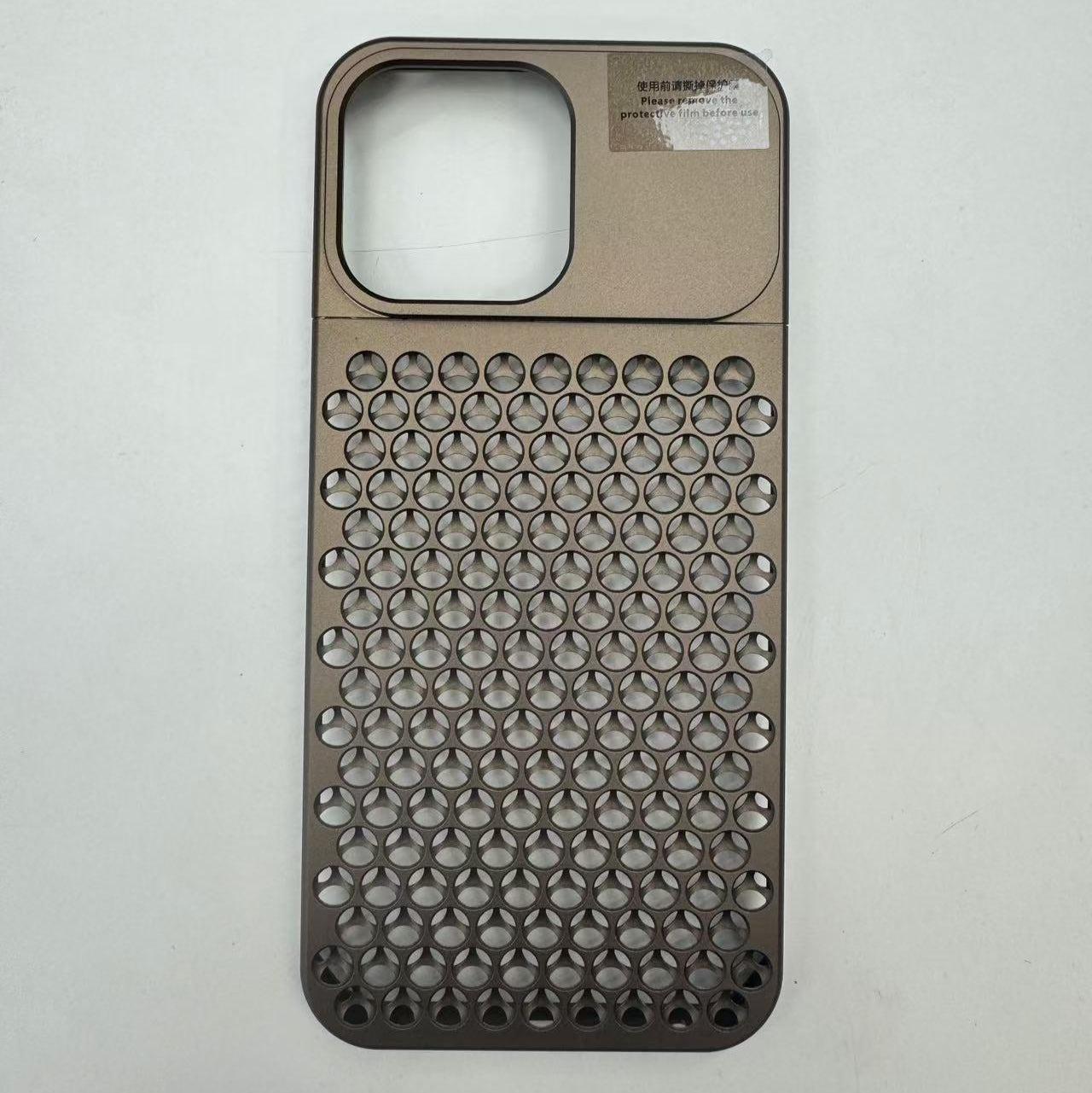 ALPHA Hybrid Metal Mesh iPhone Case - Space Grey