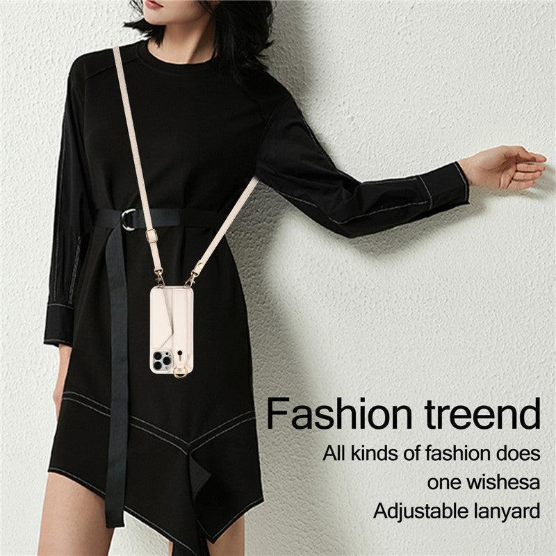 Faux Leather Crossbody Phone Case-DIVERSITY