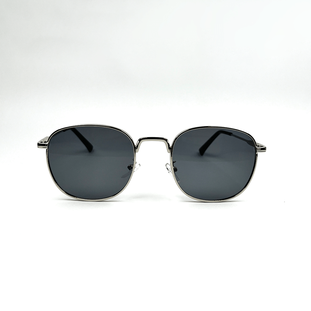 Modern Noir Round Sunglasses