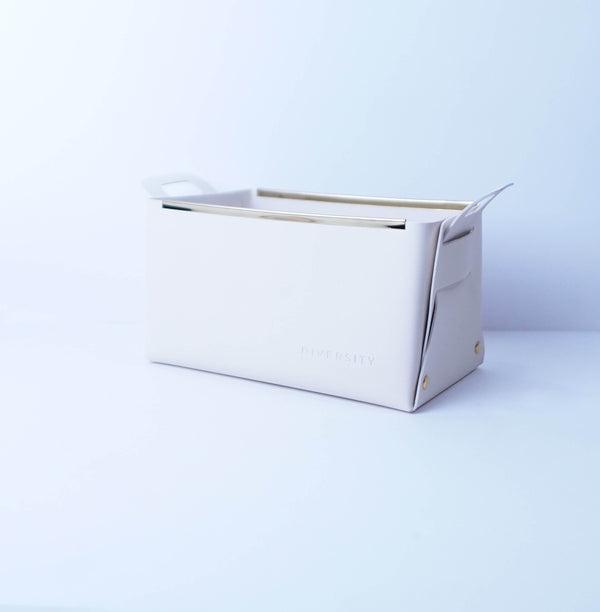 Faux Leather Nordic Storage Basket-DIVERSITY