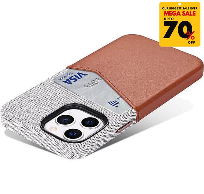 Textured Leather Card Holder iPhone Case-DIVERSITY