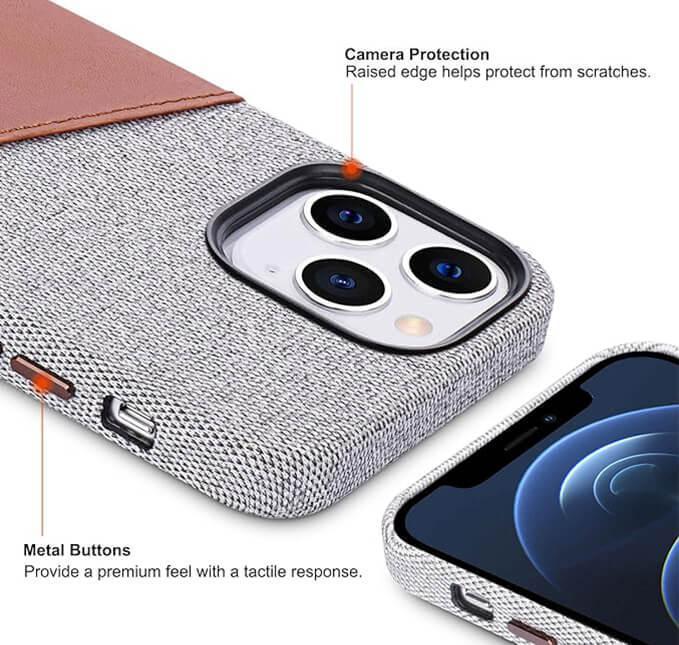 Textured Leather Card Holder iPhone Case-DIVERSITY