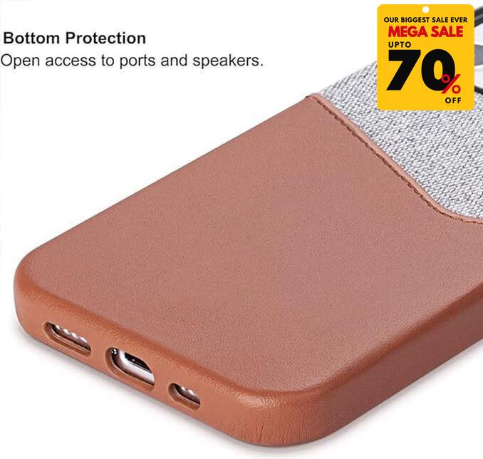 Textured Leather Card Holder iPhone Case-DIVERSITY
