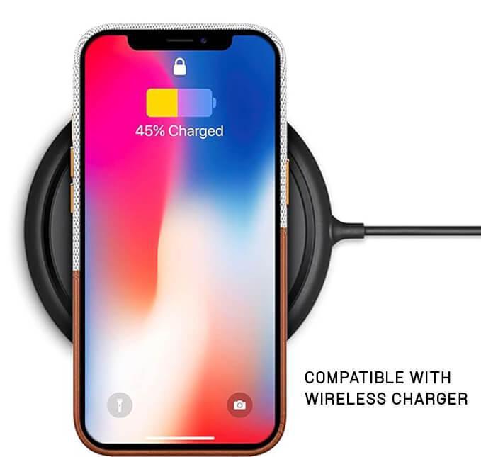 Textured Leather Card Holder iPhone Case-DIVERSITY