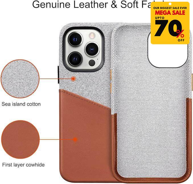 Textured Leather Card Holder iPhone Case-DIVERSITY