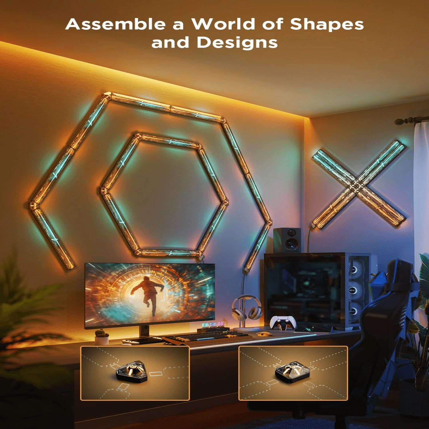 Govee Gaming LED Wall Light With Connector