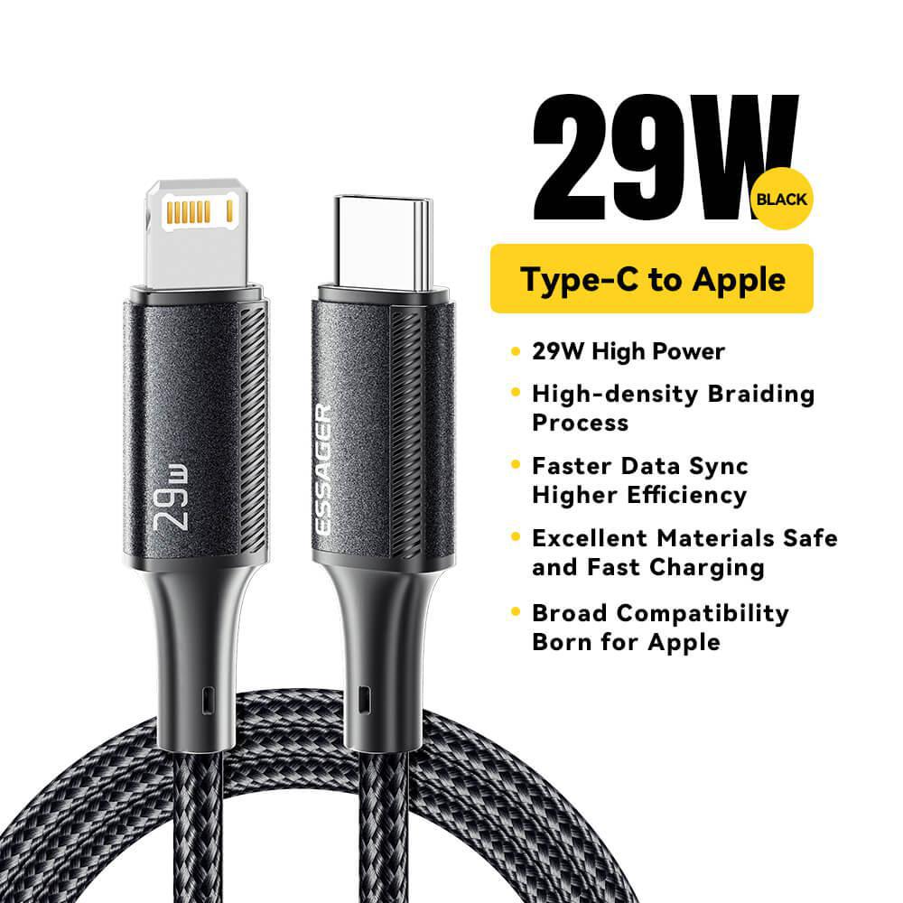 ESSAGER 29W TYPE-C iPhone Charging Cable-DIVERSITY
