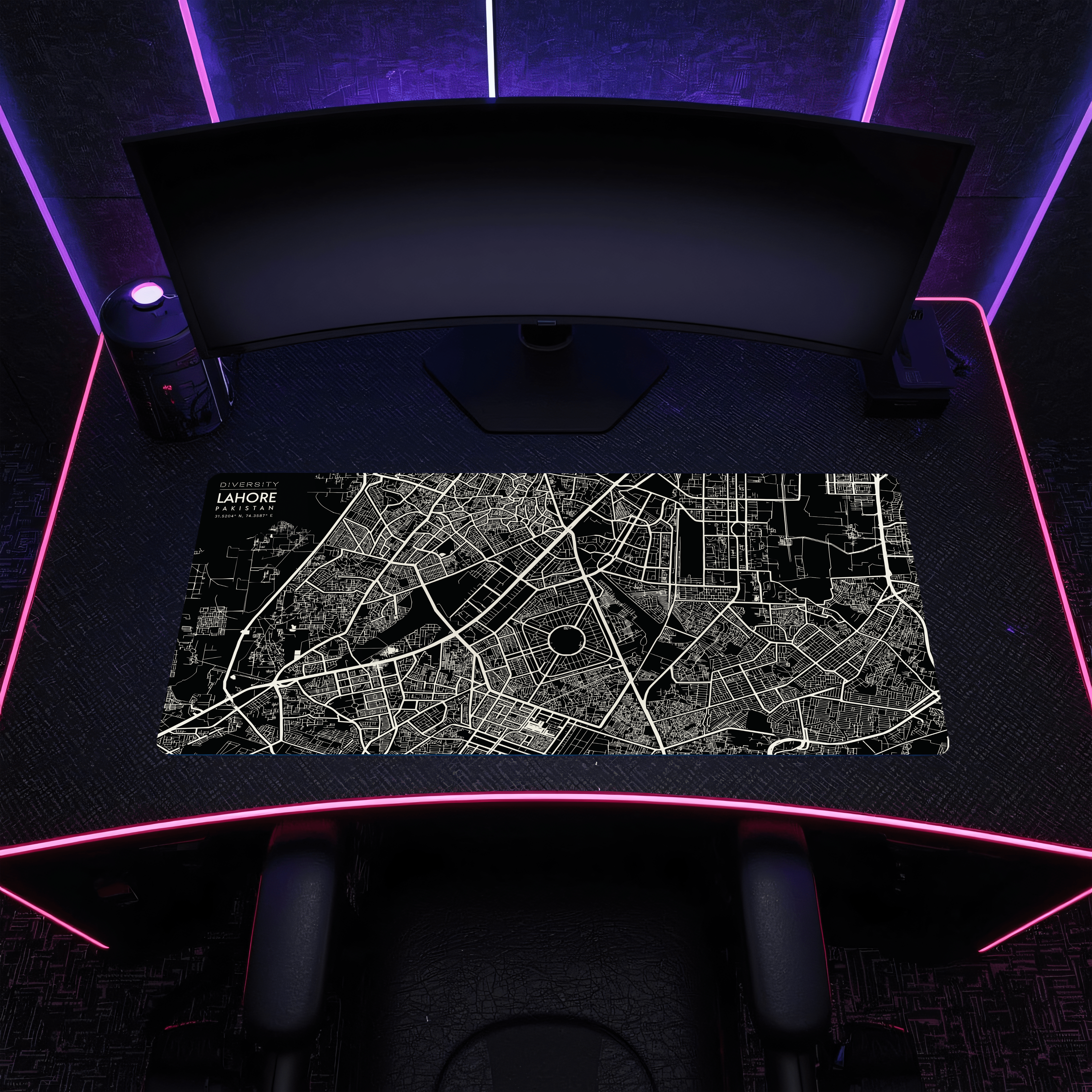 Printed Leather Desk Mat - Lahore