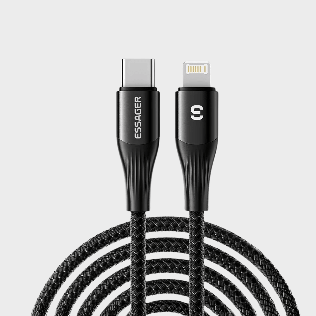 Essager 29W PD USB-C to Lightning Charging Cable