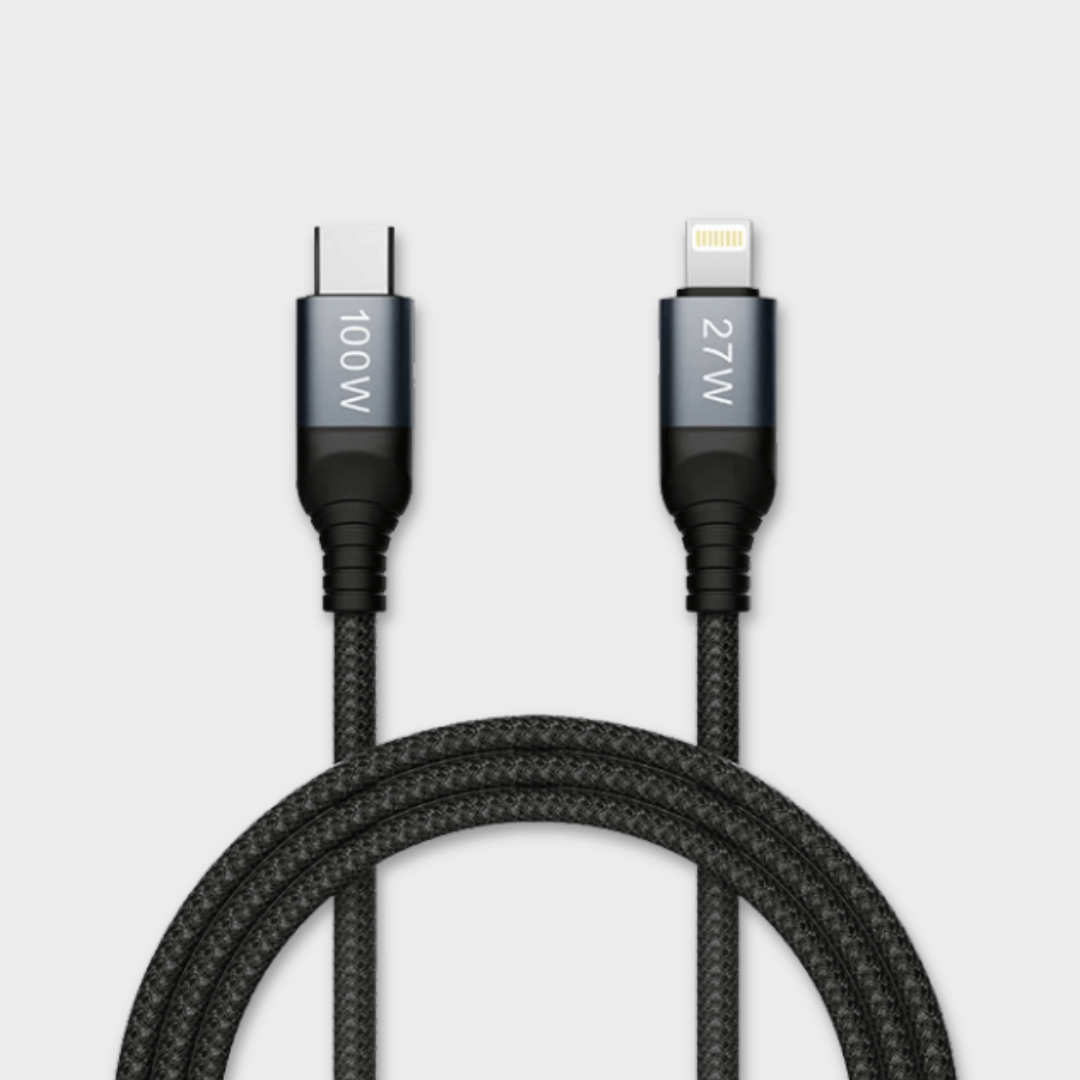 NILLKIN DualPower 2 in 1 Charging Cable Type-C to Type-C 100W & Lightning 27W