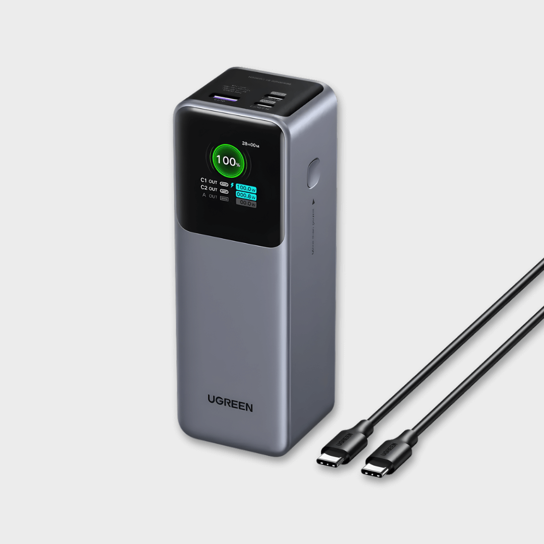 UGREEN Nexode 25000 mAh PD 200W Power Bank with TFT Smart Display