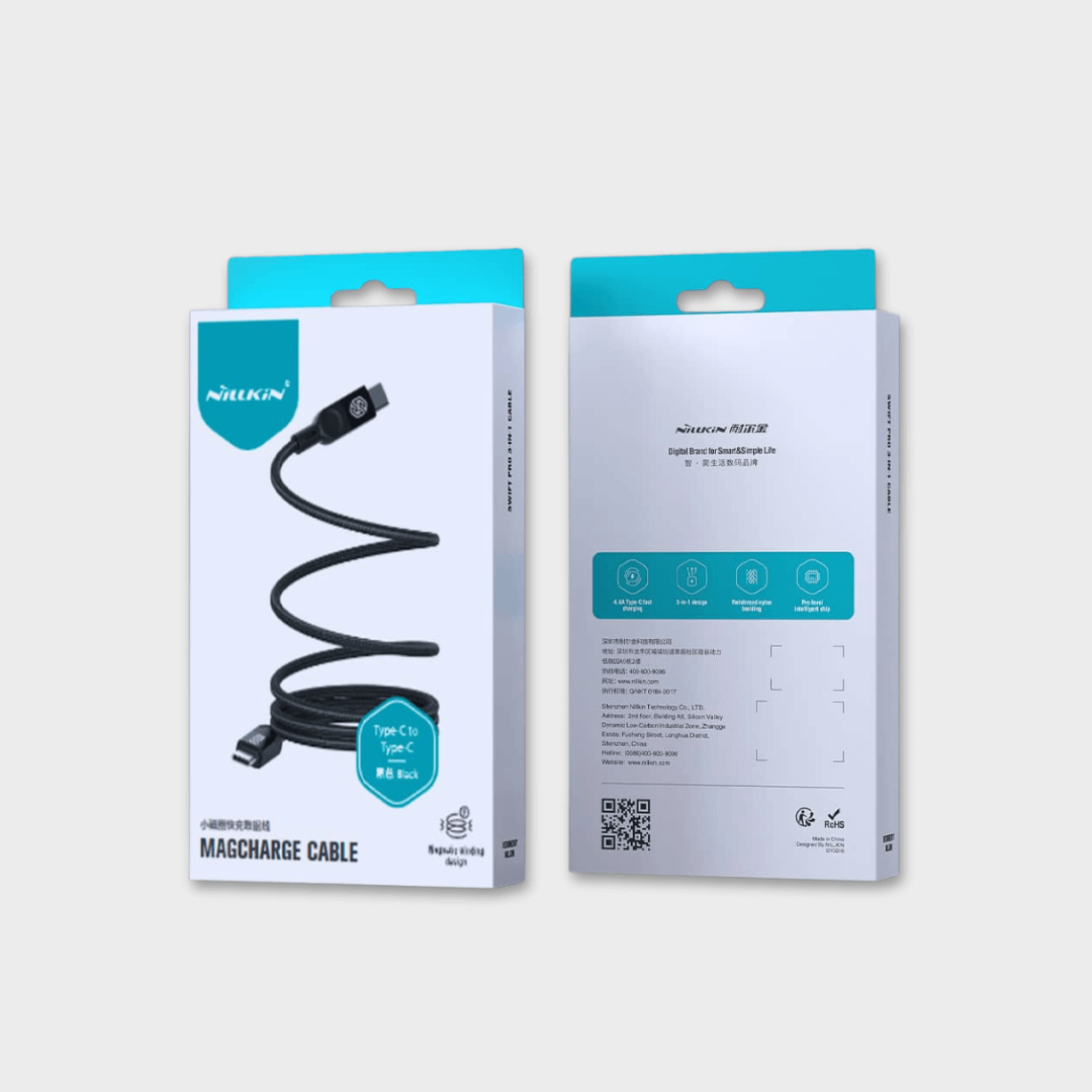 NILLKIN Magnetic 100W Fast Charging Data Cable (Type-C to Type-C)
