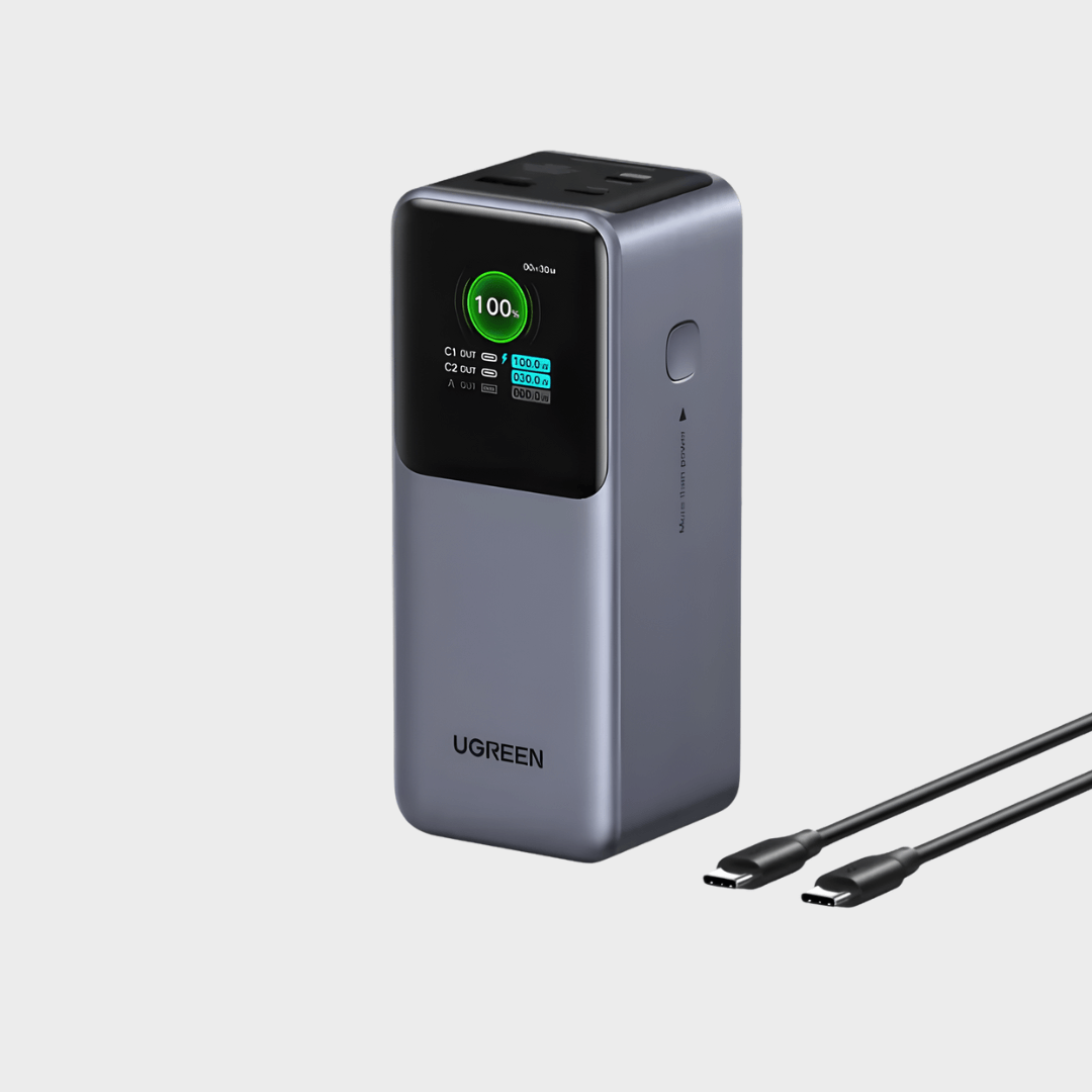 UGREEN Nexode 20000 mAh PD 130W Power Bank With TFT Smart Display