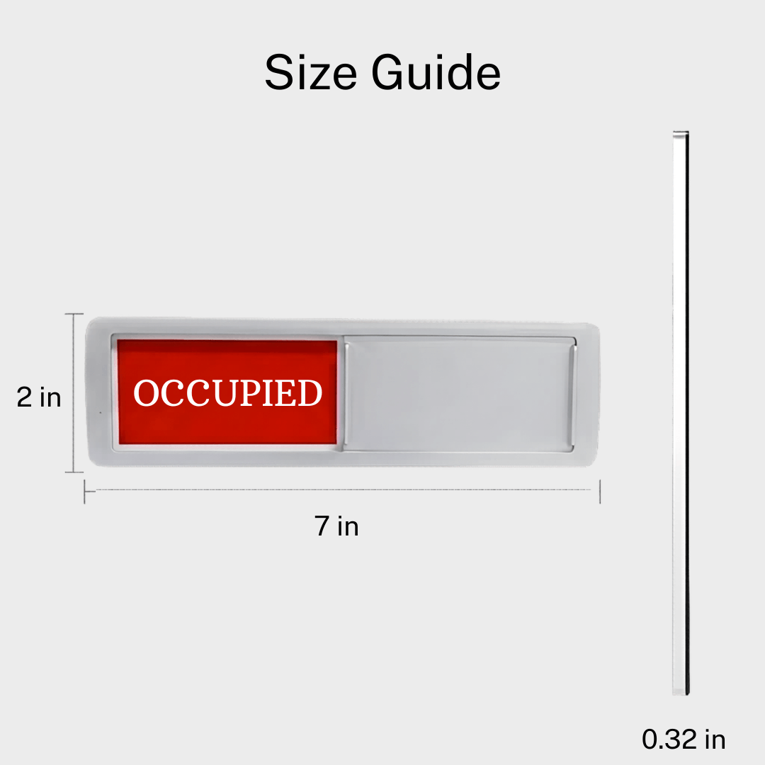 Sliding Door Sign