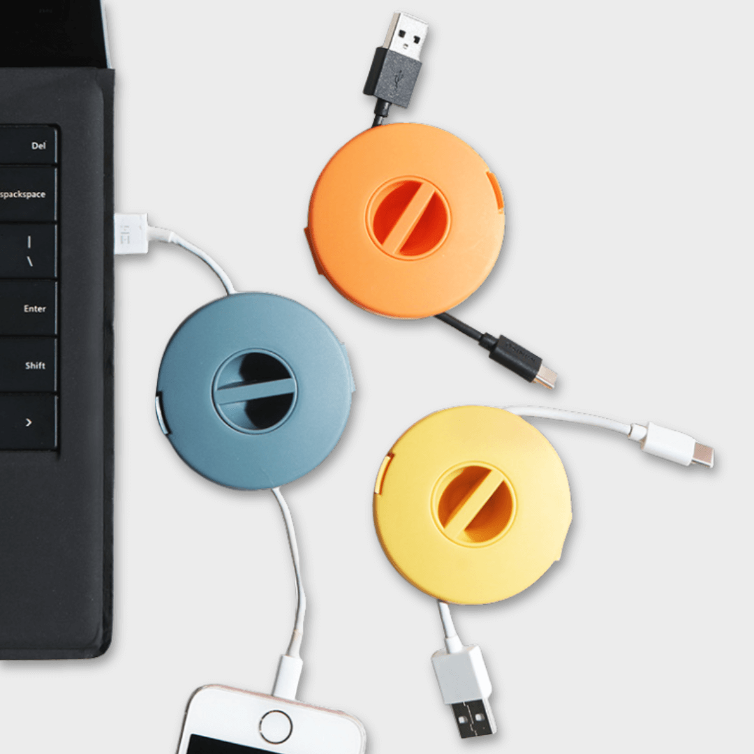 Mini Portable Rotating Cable Organizer
