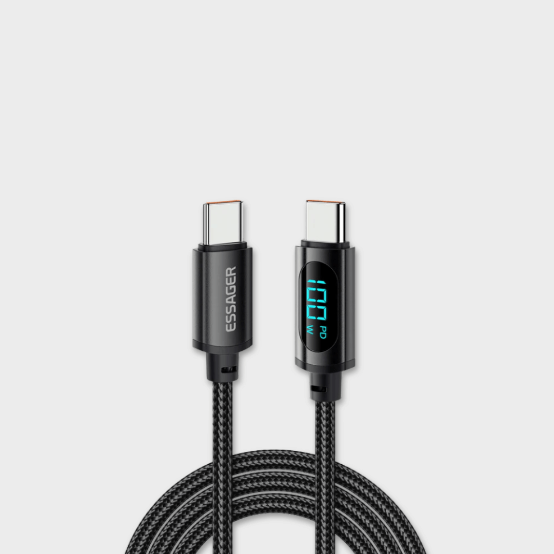Essager LED Display PD 100W Charging Cable (Type C to C)